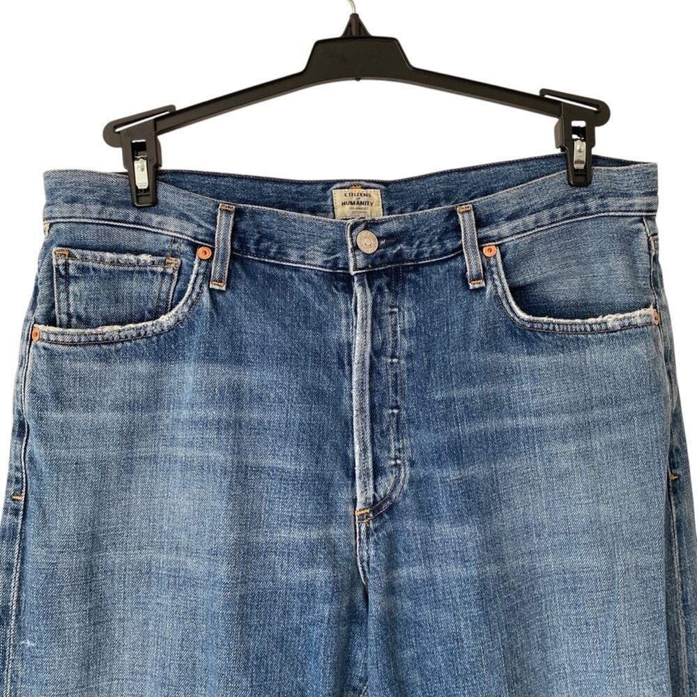 Citizens of Humanity Emery High Rise Relaxed Crop Jeans size 30 Button Fly - Picture 3 of 9